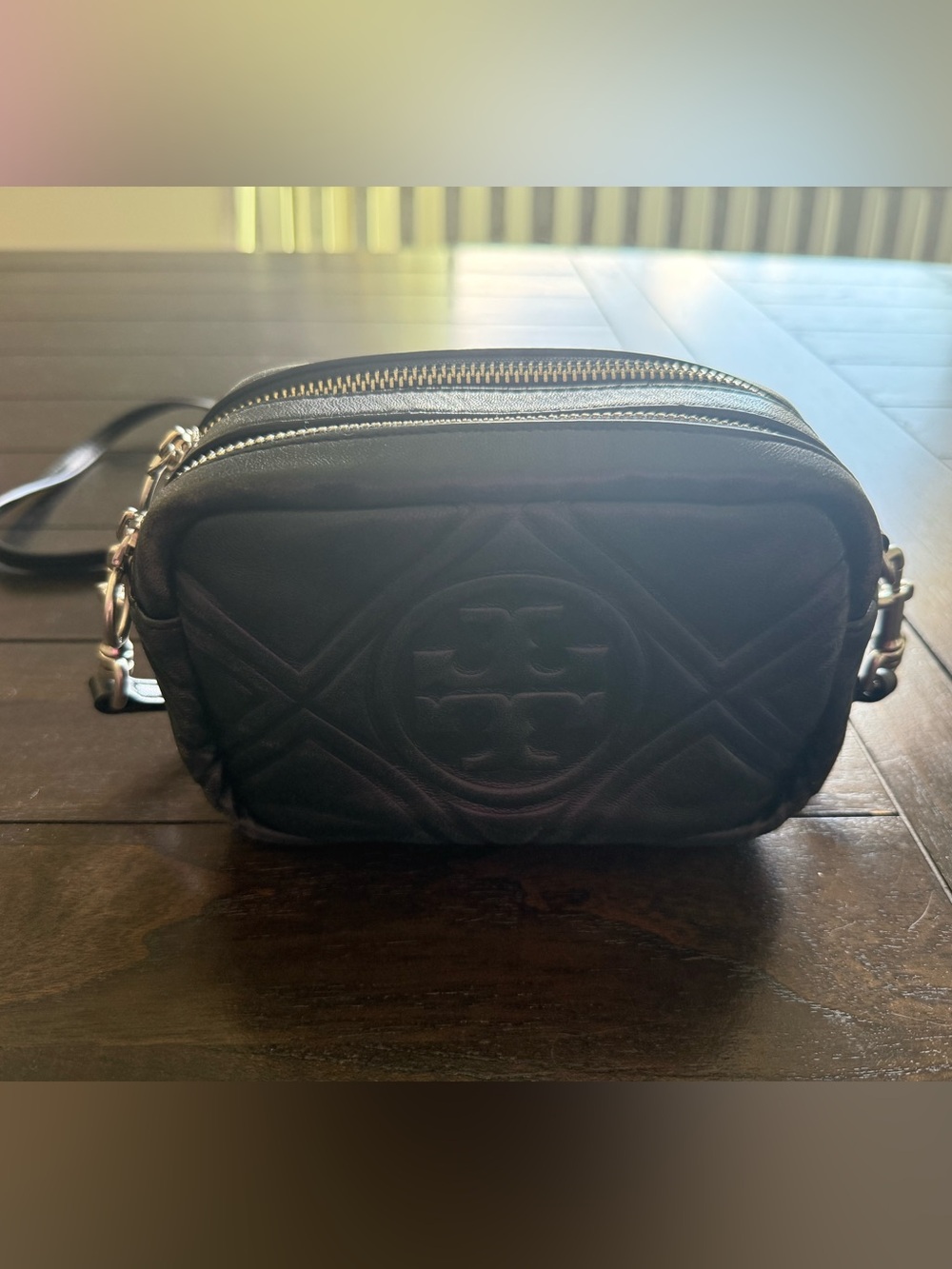 Tory Burch Bombe Mini Crossbody Bag - Black